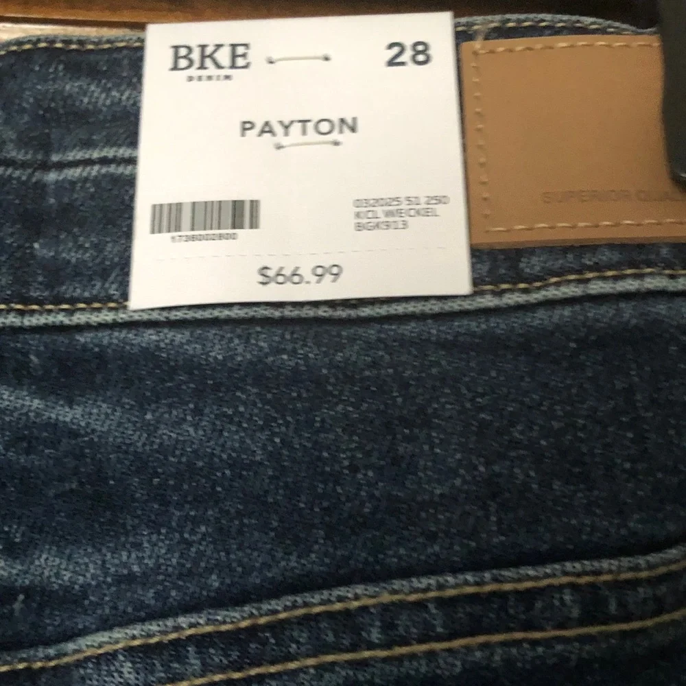 Buckle Dark Blue Ankle Jeans - Picture 3 of 3